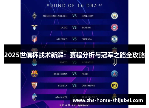 2025世俱杯战术新解:赛程分析与冠军之路全攻略 2025世俱杯战术新解:赛程分析与冠军之路全攻略